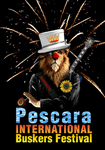 pescara international buskers festival logo gaetano lanza